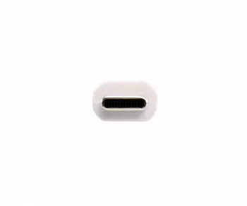 DINIC USB Typ C auf C Ladekabel, 2x USB Typ C Stecker, 60W, 3A, OD: 3.5mm, weiß, DINIC Box mit Euroloch, 1.5m